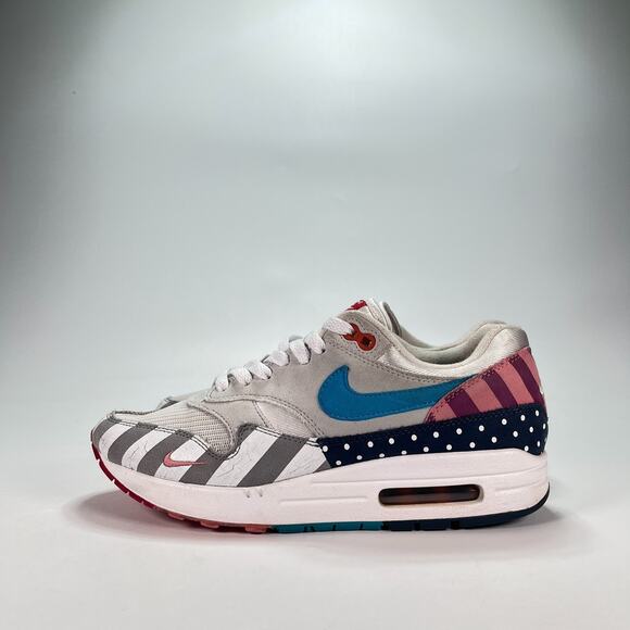 Nike Air Max 1 Parra White Grey Limited Edition Sneakers AT3057-100 Men\'s Sz 7.5 main image 5